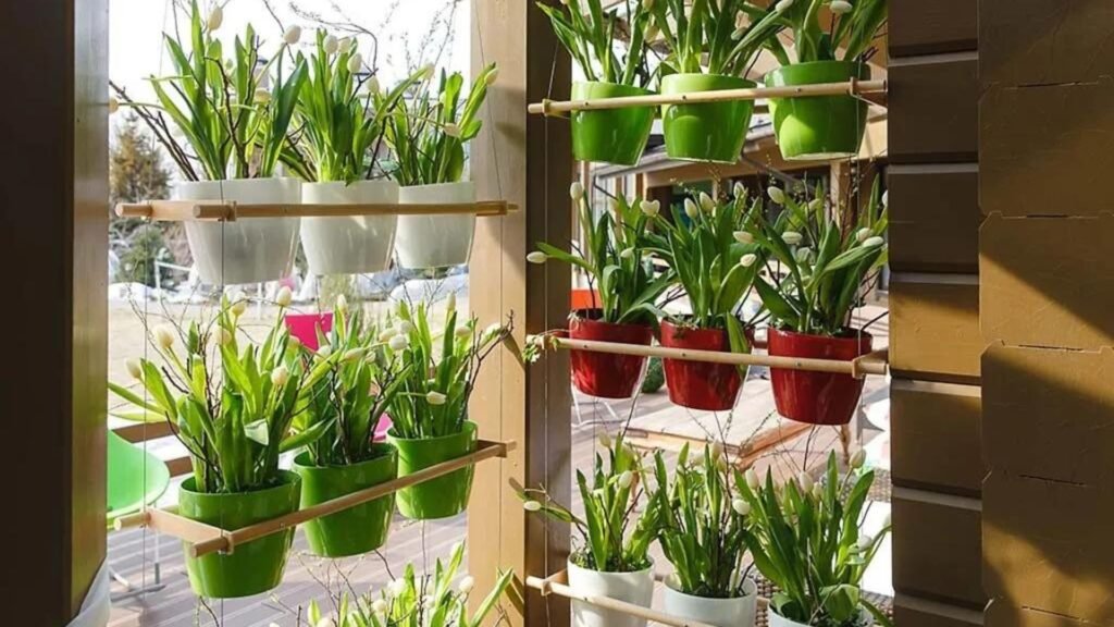 How to Create a Vertical Garden with Potted Plants